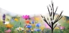 Solarblume | Solar-LED-Gartenlaterne Baum mit Rosen | 70 cm, 600 mAh | FLD-08-C
