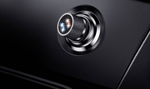 Ladegerät für Auto | kompatibel mit Dash Charge, VOOC 4.0 und 3.0 | schwarz | WC7W-Black