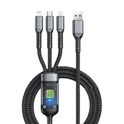 USB-Kabel | 3-in-1, mit drei Anschlüssen | B12-3in1