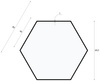 LED-Hängeleuchte 80W | Vollsechseck | Aluminium | Blendfreies CCD | Φ80x6 | LPL-003