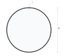 LED-Hängeleuchte 80W | rund | Aluminium | flimmerfrei | Φ80x6 | LPL-005
