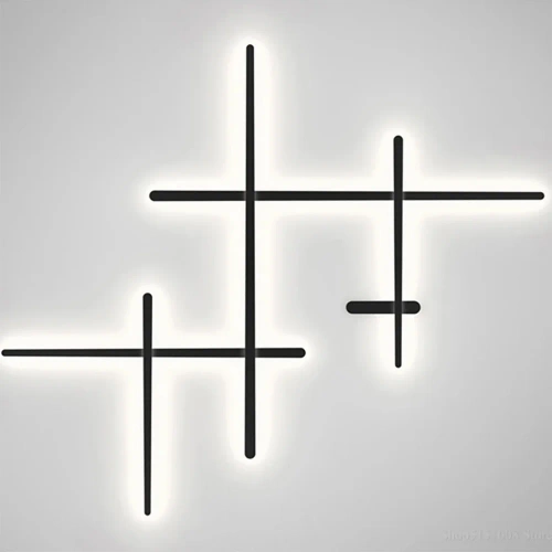 Moderne Wandleuchte mit verstellbaren Armen | SGY-5in1-B