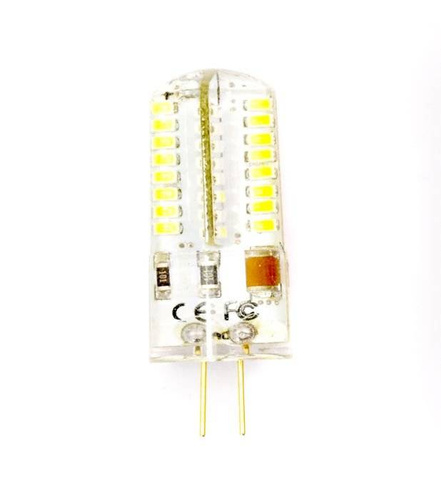 G4 LED 64 SMD 3014 3W Silikon Glühbirne | 380 Lumen