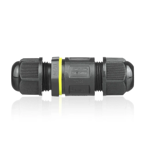 Wasserdichte Kabelmuffe IP68 | 3-polige Schraubverbinder 450 V 24 A für Kabel 4–11 mm | M684-mini