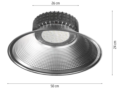 Industrielampe | Lagerstrahler | LED | BK-HB200W-S