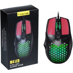 Gaming-Maus, kabelgebunden, optisch, USB | LED RGB-Beleuchtung | 1200-4000 DPI, 7 Tasten | M4