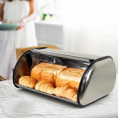 Brotbehälter | Stahlbrot | Brot- und Brötchenbehälter | K-001S