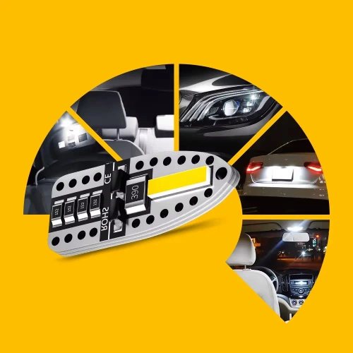 W5W T10 2 SMD 7020 LED-Autobirne