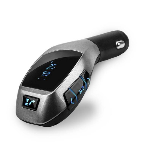 Bluetooth-Auto-FM-Transmitter mit LED-Display | USB-Ladegerät | Freisprech-Set | X5