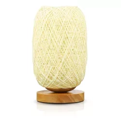 Rattan-Tischleuchte | stilvolles Nachttischlicht | ZBD-C2314-BG