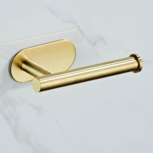 Goldener Papierclip | Selbstklebender Toilettenpapierhalter | JZU-304-GOLD