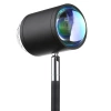 Stehlampe Stimmungslicht | Sonnenuntergang Projektor | Lampe mit austauschbaren farbigen Einsätzen | RB-C150-Schwarz