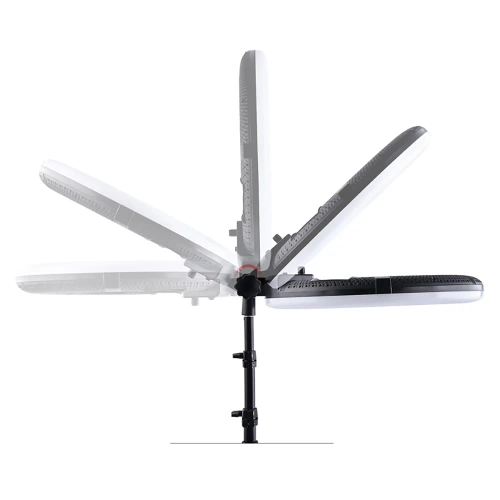 Ringlicht mit Spiegel | Ringlicht mit Stativ | Set mit Netzteil und Ring 60W | M45-60W-B