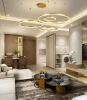 Mehrfachfunktionale moderne Hängeleuchte | LED | Gold | RLK-C04-136W-G