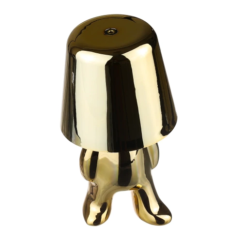 Moderne Tischlampe mit Touch-Bedienung | Nachtlicht mit eingebautem Akku | HJA23-A-GOLD