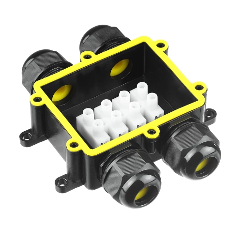 Hermetische Kabeldose IP68 4-polig | Elektroanschluss 450 V 24 A für Kabel 3–14 mm | M686-H