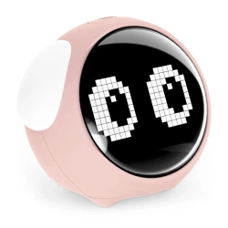 LED-Wecker mit Nachtlicht | Lernuhr mit Animationen und Schlafmodus | SG-8-P