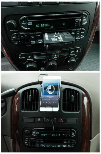 AUX Auto Kassetten Adapter für Smartphone, CD-Player, MP3, iPod mit 3,5-mm-Klinkenstecker