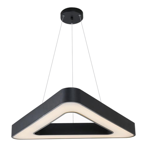 Deckenleuchte Pendelleuchte LED 50W | dreieckig | Aluminium | flimmerfrei | Φ80x6 | LPL-006