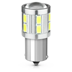 LED-Autolampe BA15S 16 SMD 5630 Linse