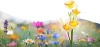 FLD-24 | Solarblume | LED-Solar-Gartenlampe Narzisse Narzisse | 67 cm, 600 mAh