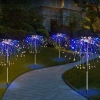 Garten Solar LED Feuerwerk Laterne | 84cm, 600mAh, 200 RGB LED | LFW-B200-Color