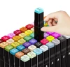 Bunte Filzstifte | Doppelseitige Marker | Marker-Set in Tasche | SMP-60PCS