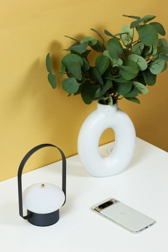 LED-Tischleuchte | Touch-Bedienung, integrierter Akku | grau | JX22-GREY