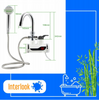 Elektrischer Wasserhahn mit Duschfunktion | Durchlauferhitzer, verstellbarer Auslauf, Handbrause | weiß | RX-018-WHITE