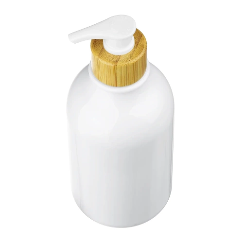 Seifenspender | Weiße Flasche mit Spender für Flüssigseife | XH28-WHITE