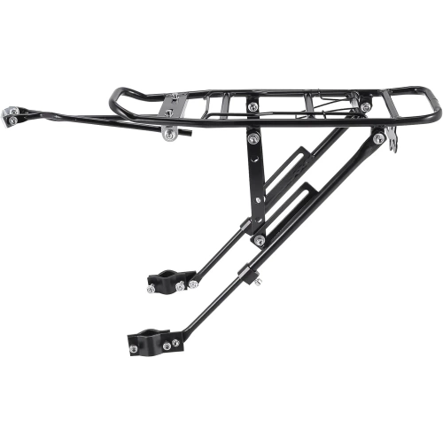 Universal-Hinterradgepäckträger mit Federklappe | Aluminium verstellbarer Gepäckträger bis 27 kg | BIK-ZJ667