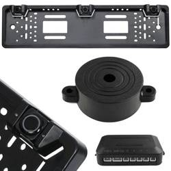 Parksensoren in Kennzeichenrahmen | akustisches Signal Buzzer | schwarz | ADP-808-3