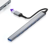 USB-Hub mit 7x USB-A-Anschlüssen | Adapter, 7-in-1-Verteiler | HUB