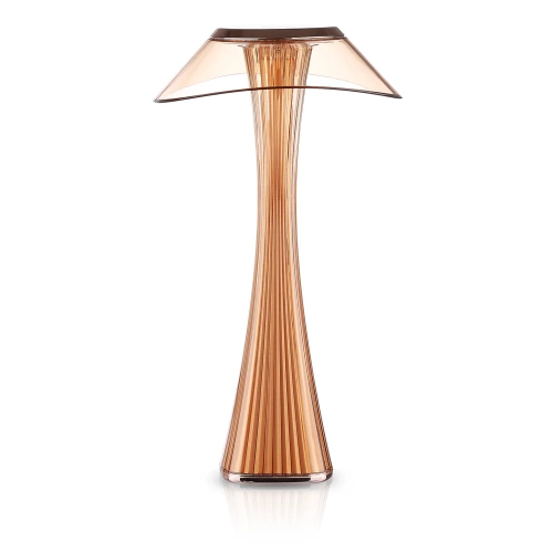 Moderne Tischlampe | Nachtlicht mit eingebautem Akku | LED-Tischlampe | MGD-151-Brown