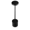 LED-Tischlampe | Moderne Nachttischlampe mit eingebautem Akku | HJA21-SCHWARZ