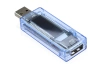 Digitaler Spannungsmesser | USB-Tester | Spannungs- und Stromverbrauchsmesser | Multifunktionales Batterieprüfgerät | KWS-V20-BLUE