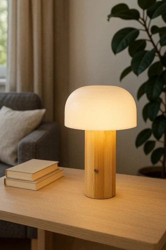 Touch Tischleuchte LED mit Akku | Nachttischlampe mit Farb- und Helligkeitsregelung | YG-VM40A