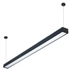 LED-Pendelleuchte | 120 cm Länge, 20 W, 7 cm Breite | schwarz