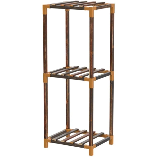 Holzblumenständer für Töpfe | Pflanzenständer | Blumenregal | NZ237-BAMBOO