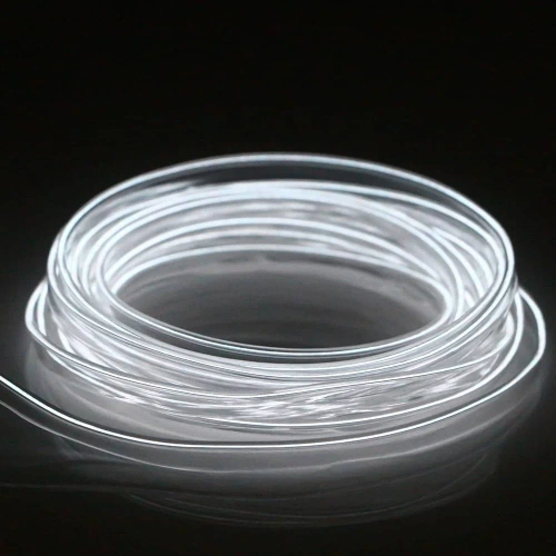 LED-Ambientebeleuchtung | 3 m | einseitige Lichtfaser | mehrfarbiger LED-Streifen | EL Wire