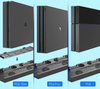 Kühlständer für PS4 / Slim / Pro | Dockingstation mit 3 USB-Hubs | HB-P06-3in1-B
