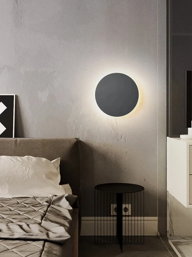 LED-Wandleuchte | Wandlampe ⌀13 cm | Moderne runde Lampe | BD20-13CM-B