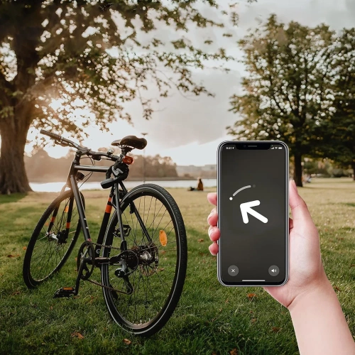 Fahrradhalterung für Airtag | Locator-Halterung | BAT-463-SCHWARZ