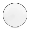 Schwarze, runde LED-Deckenleuchte 24W | Flimmerfreies Aufbaupanel | RLB-C30W-B