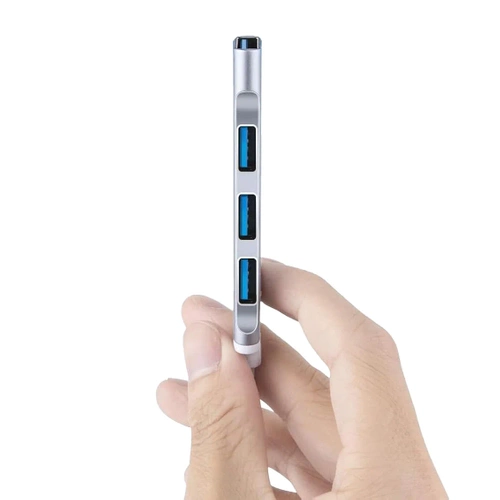 USB-Hub | USB-C auf 4x USB-A Adapter, 4-in-1 Verteiler | Hub