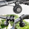 TWB-105 Elektrische Fahrradklingel USB 120 dB | Türklingel mit eingebautem Akku | 4 Klangmodi