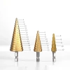 Set 3 Kegelbohrer | Stufenbohrer HSS | SDS-3PCS-GOLD