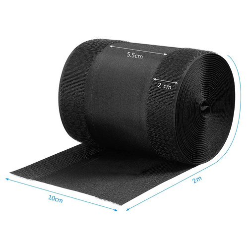 Klettband, Organizer, Kabelverkleidung und Teppich- und Bodenbelagabdeckung | 2 Meter | WCT-10-2M