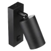 Wandleuchte | schwenkbarer Spot mit GU10-Fassung, mit Schalter | schwarz | BD-C278-Black