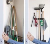 Halter für Wischmopps, Rechen und Bürsten mit Haken | 5 Plätze + Haken | SL-005H